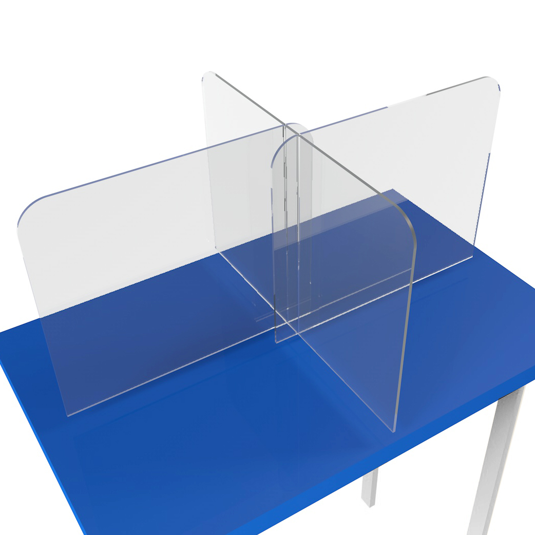 Protective acrylic table top plexiglass shield plastic protection counter shield