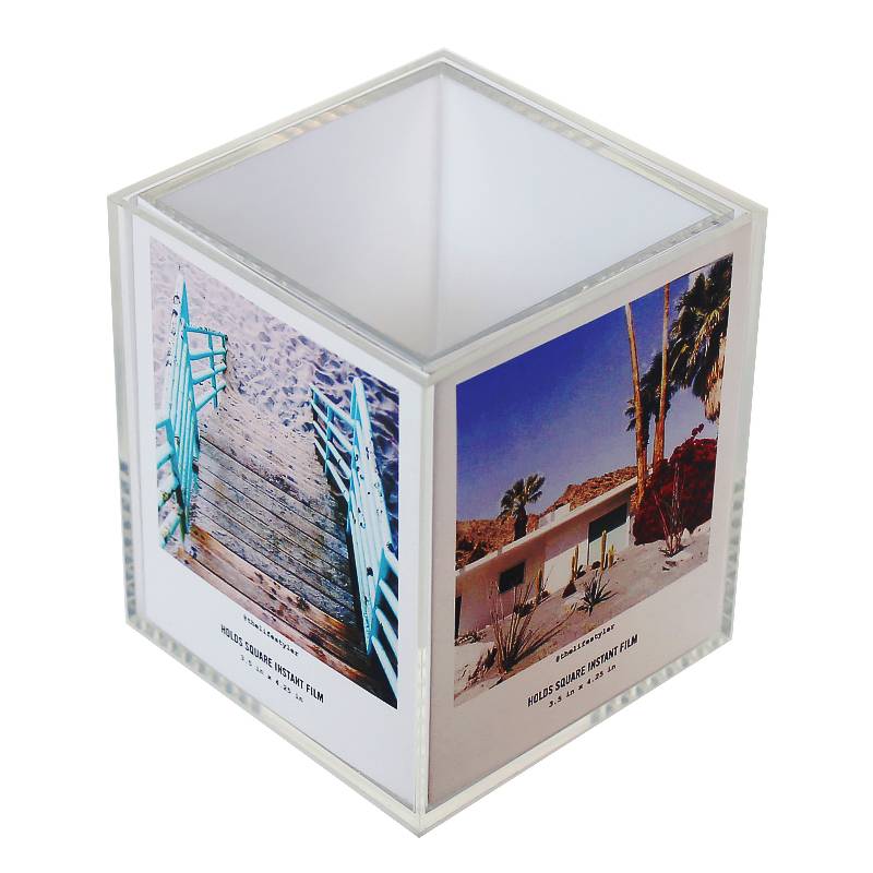 High quality 4 sided countertop acrylic picture frame