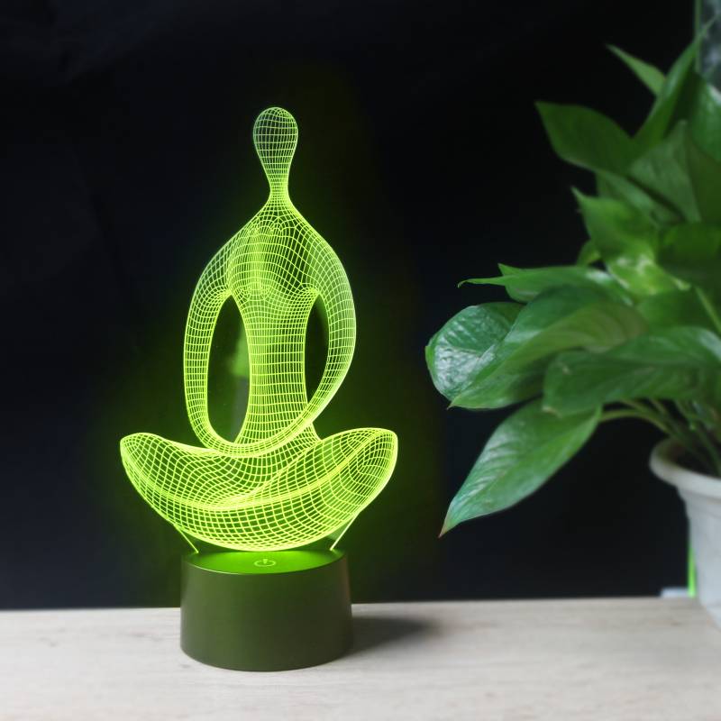 Custom 3D LED lighting decoration acrylic character