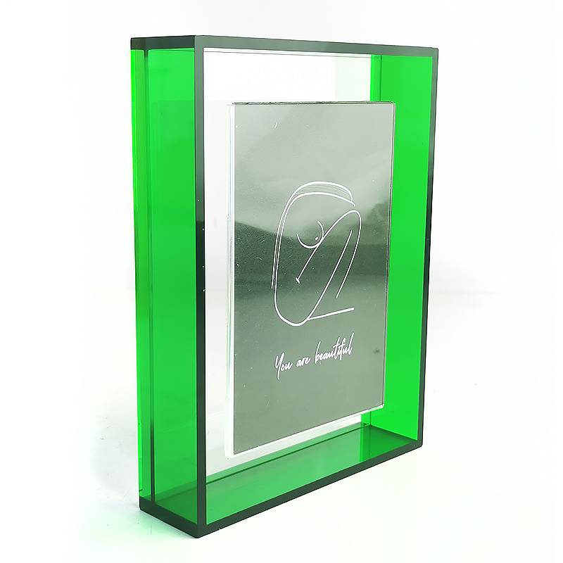 Customized acrylic photo frame picture display stand