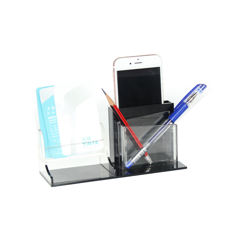 Factory customs acrylic office stationery display holder