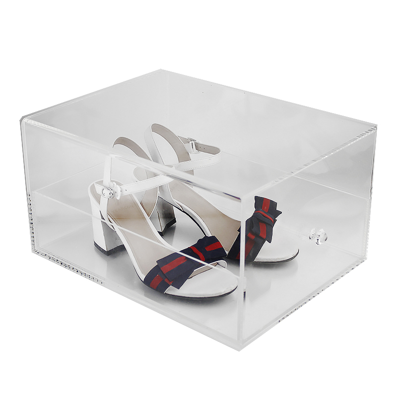 Clear Acrylic Shoe Box Closet Storage Box Women shoes container 