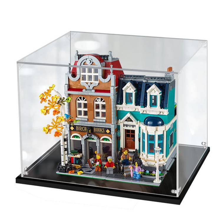 Flat Pack Customizable Kids Toys Clear Acrylic Display Box