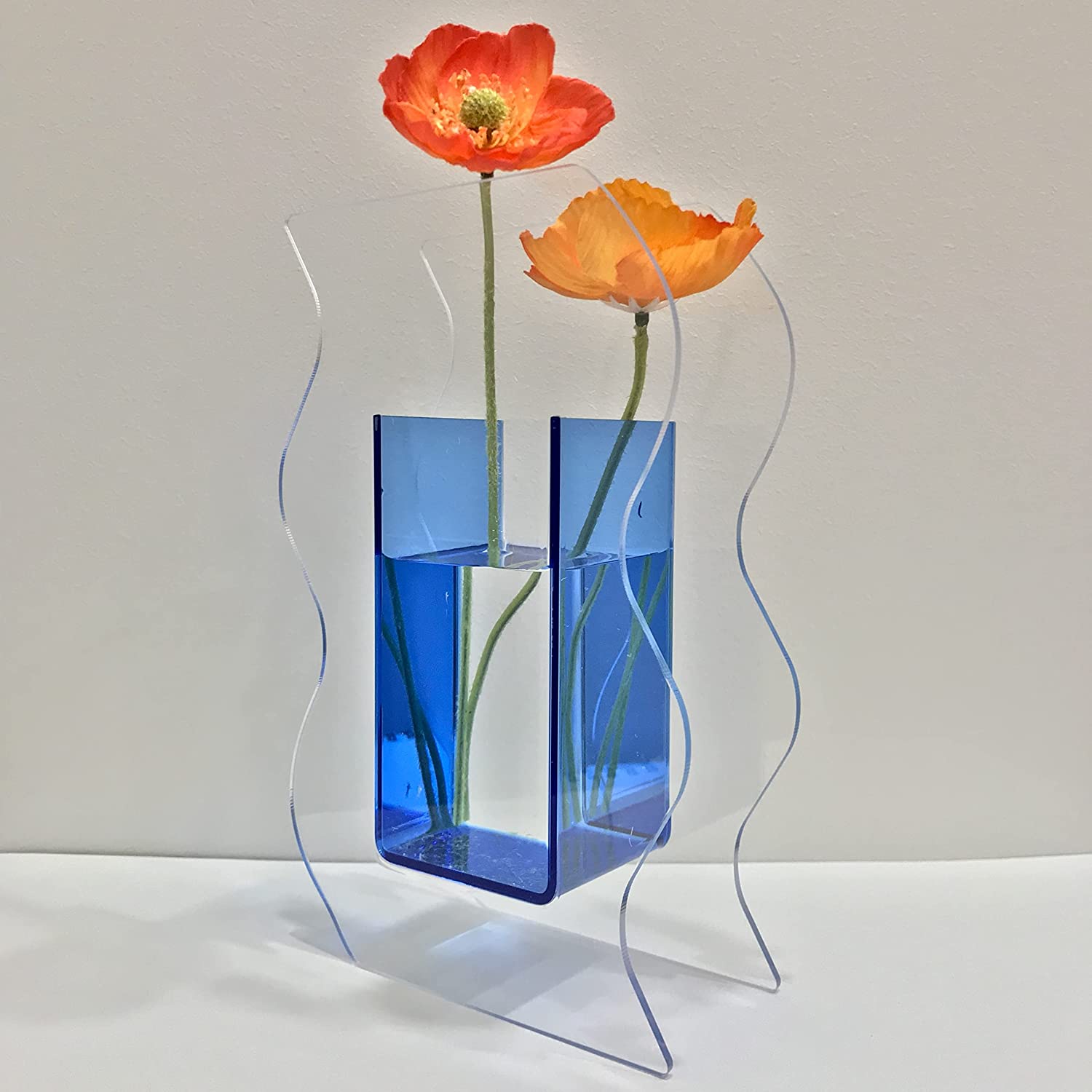 Irregular Shape Centerpiece Decor Acrylic Flower Vase