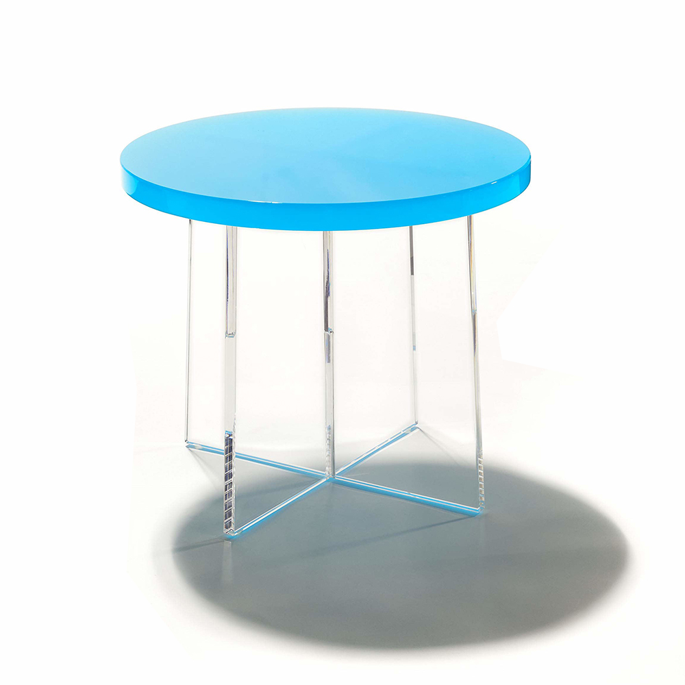 Modern Clear Acrylic Side Coffee Table 