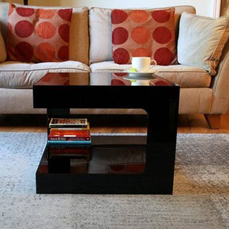 Custom Living Room Side Table Acrylic Coffee Table With Clear Top 